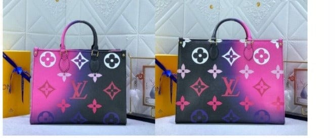 CherifCrochet Colorful On-The-Go MM-GM Louis Vuitton Bag