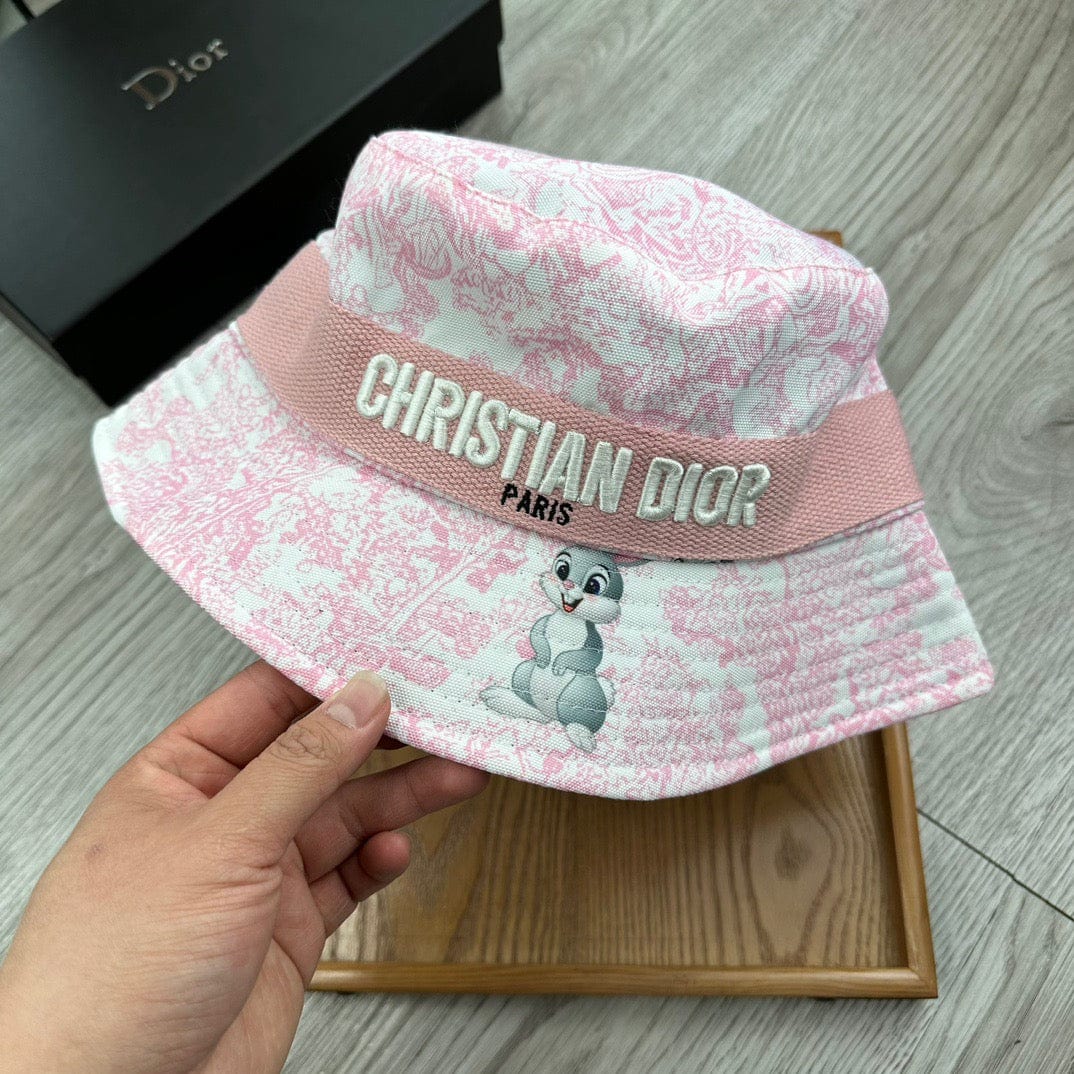 CherifCrochet D-Oblique Small Brim Bucket Hat
