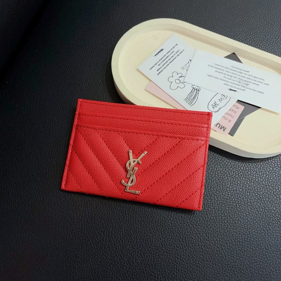 CherifCrochet Fashioned YSL and Gucci Card Holder Wallet