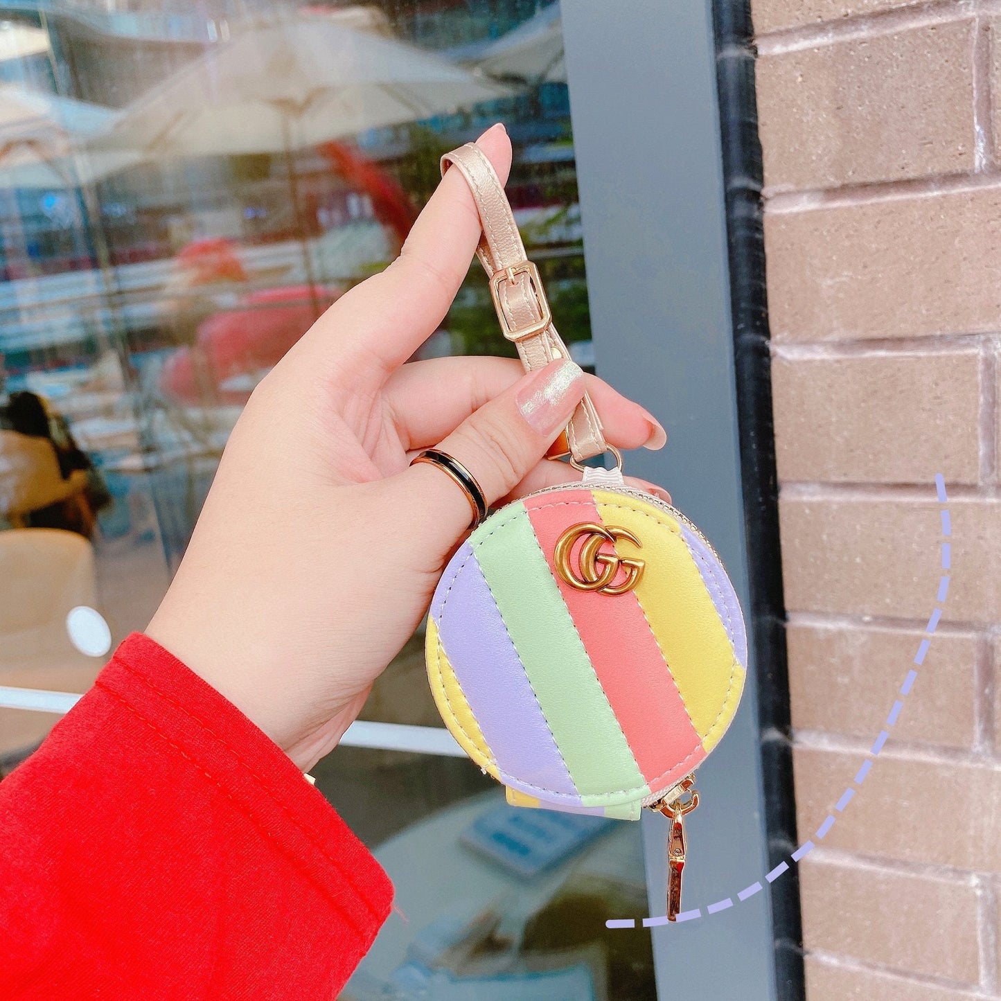 CherifCrochet Gucci Airpods Pro Leather Bag