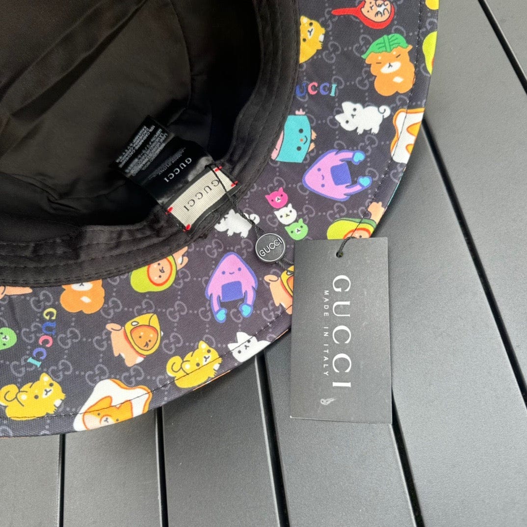 CherifCrochet Gucci Artistic Bucket Hat | Expressive and Fashion