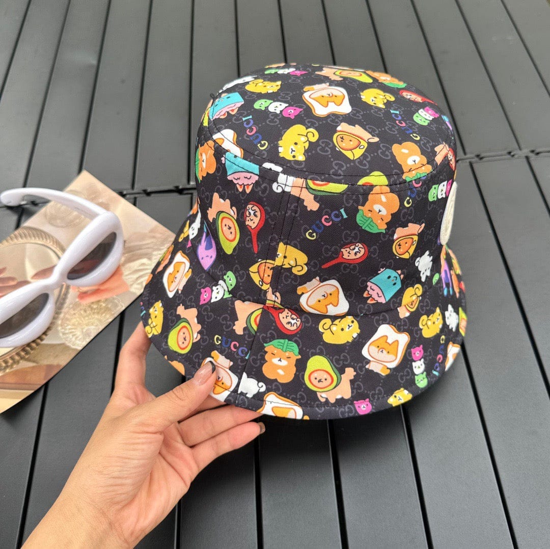 CherifCrochet Gucci Artistic Bucket Hat | Expressive and Fashion