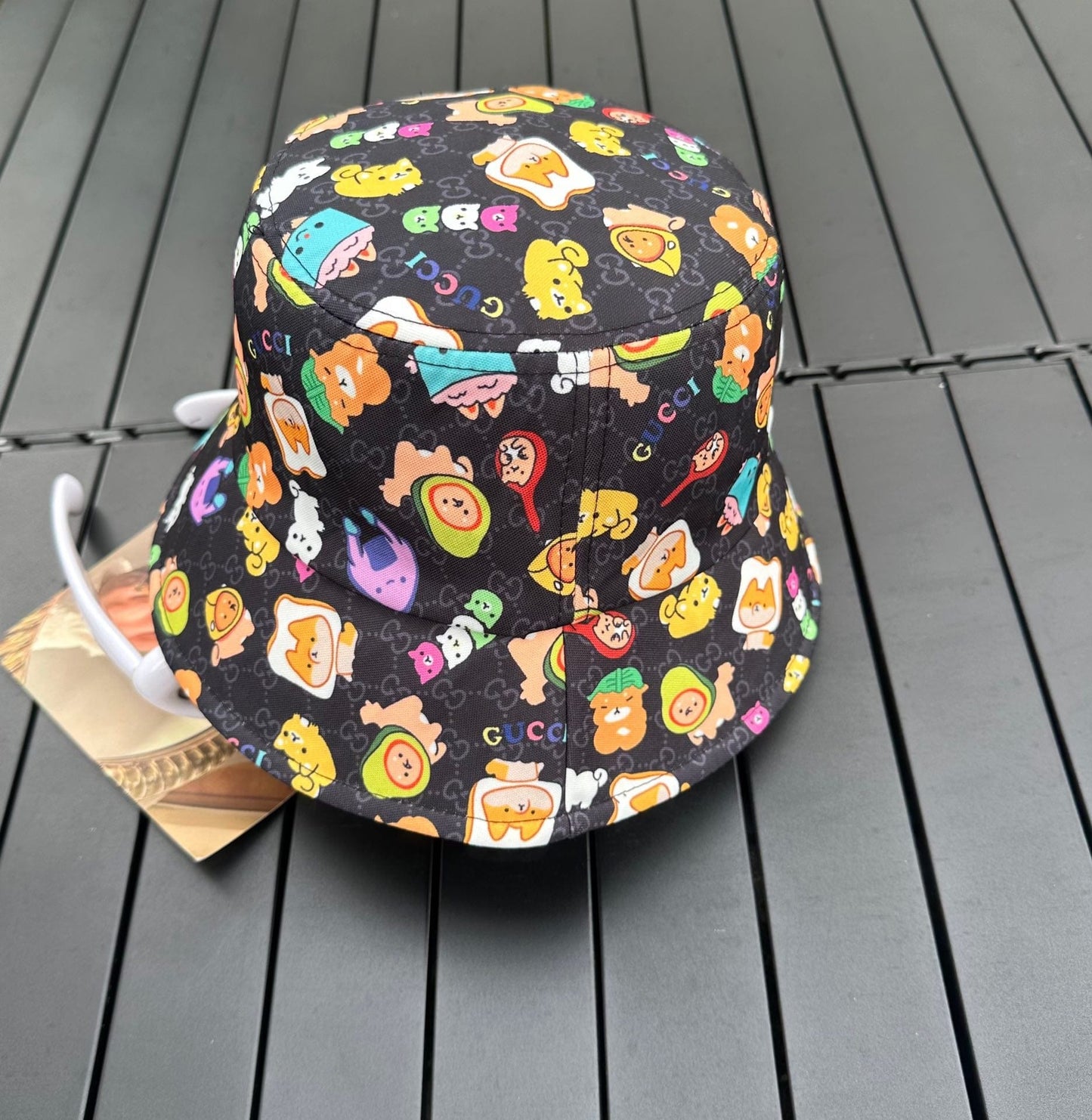 CherifCrochet Gucci Artistic Bucket Hat | Expressive and Fashion