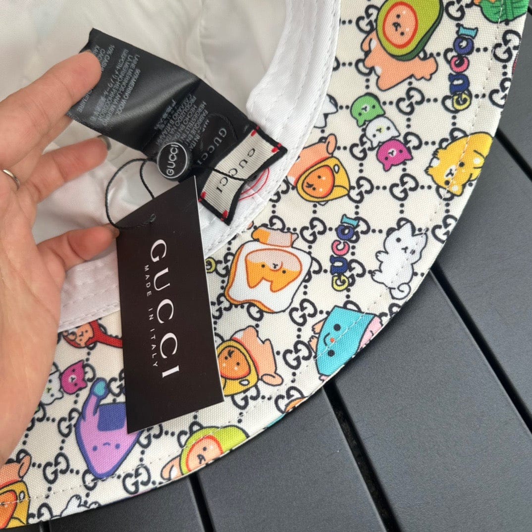 CherifCrochet Gucci Artistic Bucket Hat | Expressive and Fashion