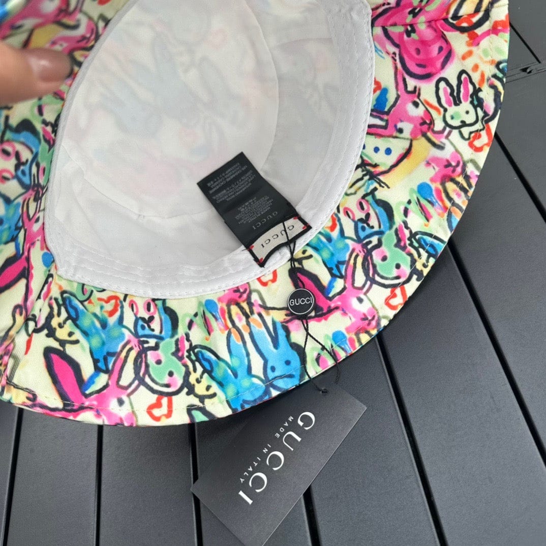CherifCrochet Gucci Artistic Bucket Hat | Expressive and Fashion
