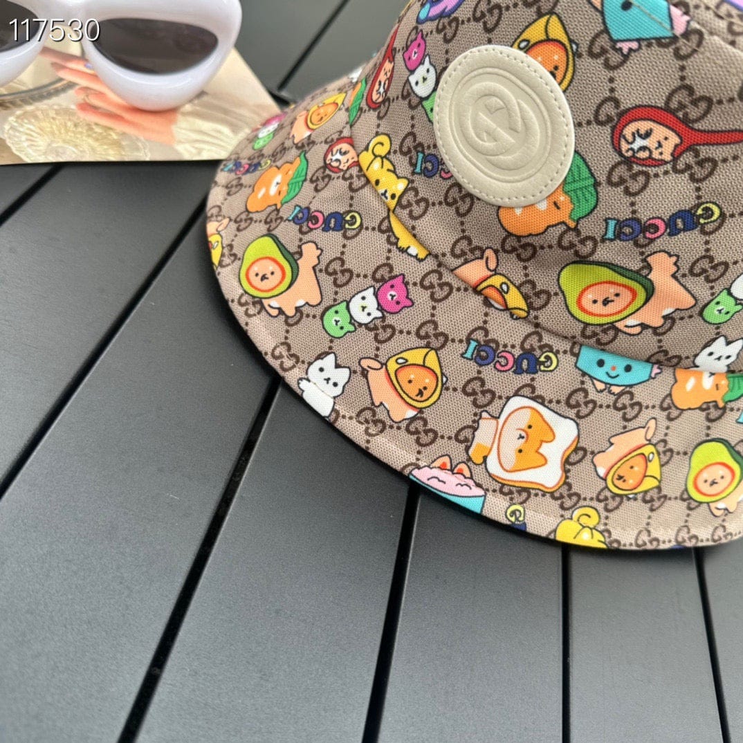 CherifCrochet Gucci Artistic Bucket Hat | Expressive and Fashion