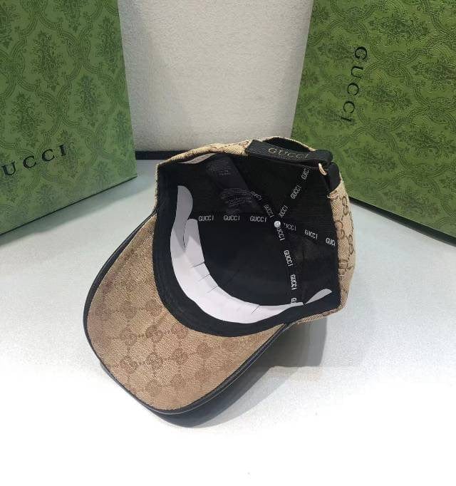 CherifCrochet Gucci Canvas Monogram Cap for men