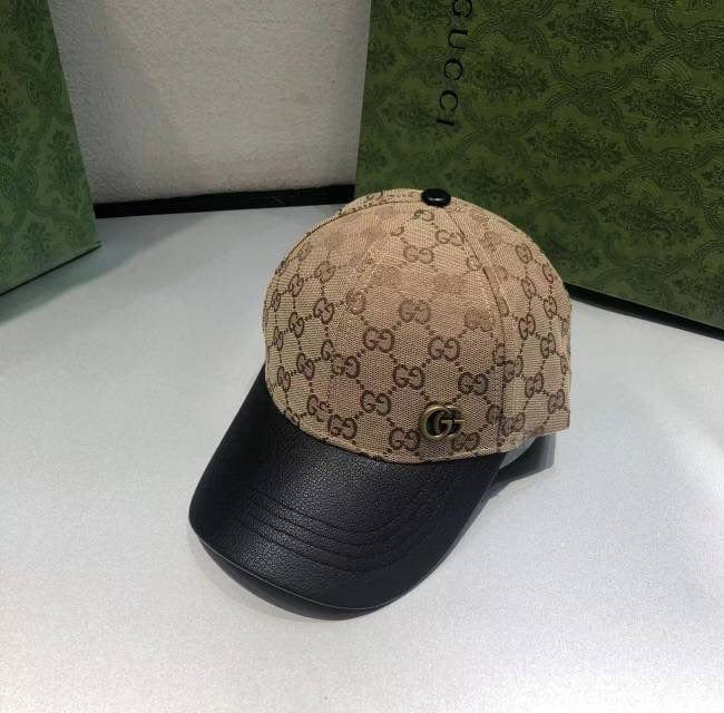 CherifCrochet Gucci Canvas Monogram Cap for men