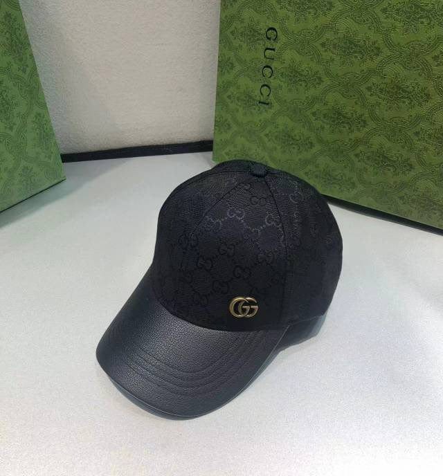 CherifCrochet Gucci Canvas Monogram Cap for men