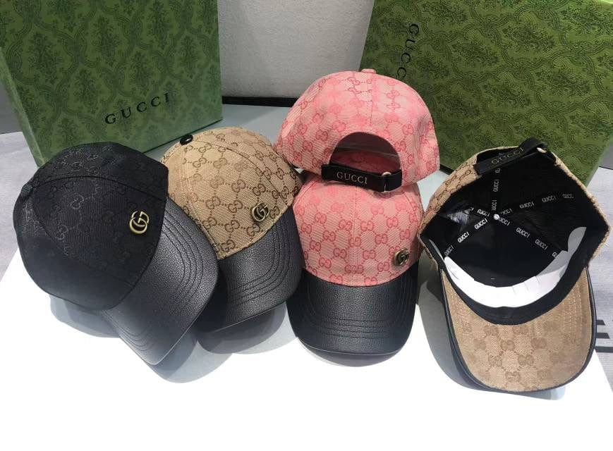CherifCrochet Gucci Canvas Monogram Cap for men