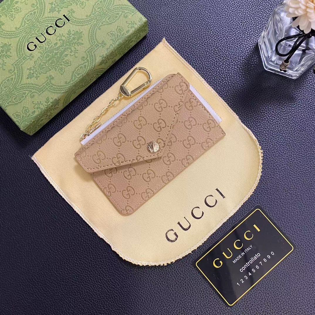 CherifCrochet Gucci Signature Chain Wallet | Card Holder
