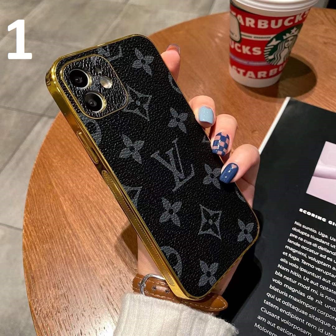CherifCrochet High End Leather Louis Vuitton iPhone Case