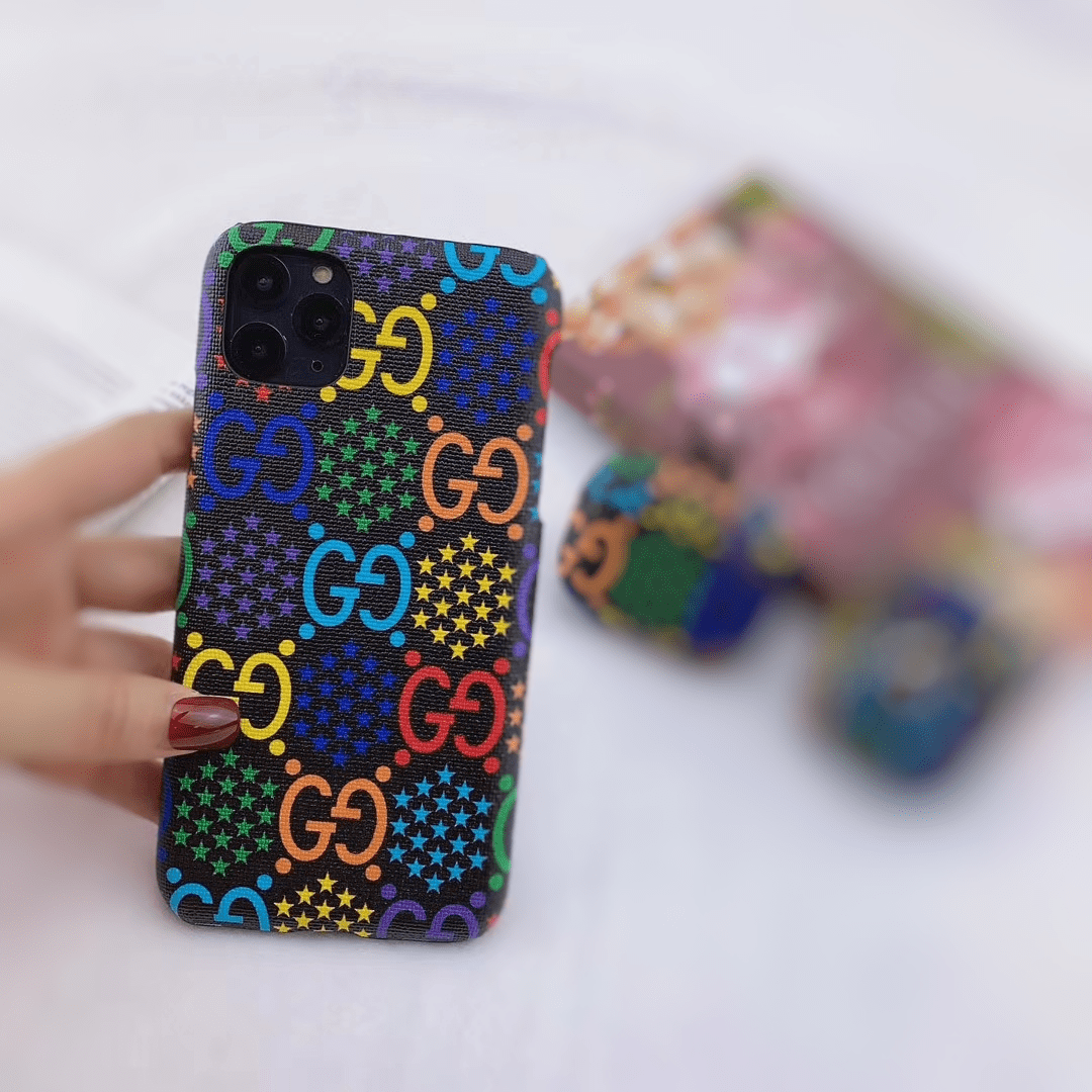 CherifCrochet Leather Gucci Iphone Cases for iPhone 13 | iPhone 14 | iPhone 15