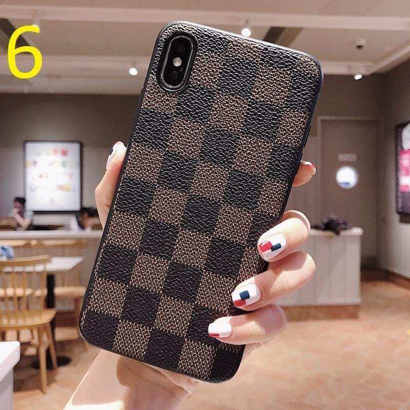 CherifCrochet Leather Louis Vuitton Iphone Cases for iPhone 13 | iPhone 14 | iPhone 15