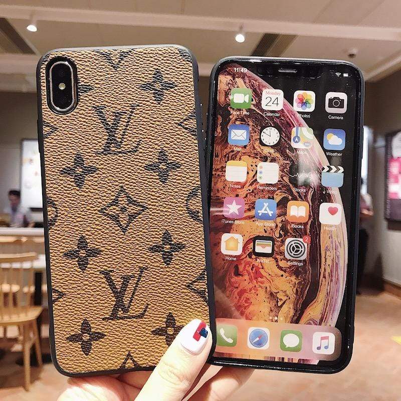 CherifCrochet Leather Louis Vuitton Iphone Cases for iPhone 13 | iPhone 14 | iPhone 15