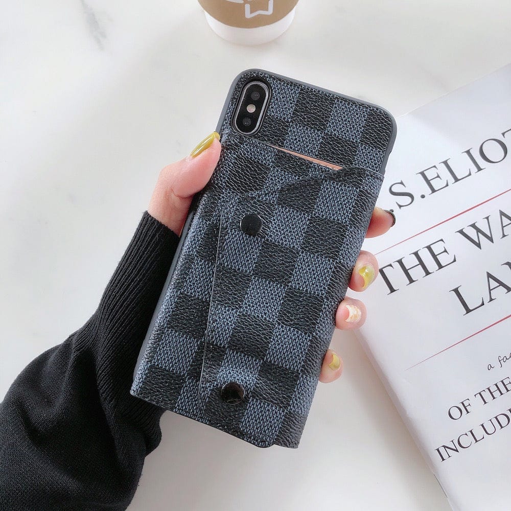 CherifCrochet Louis Vuitton and Gucci iPhone Cases with Integrated Wallet