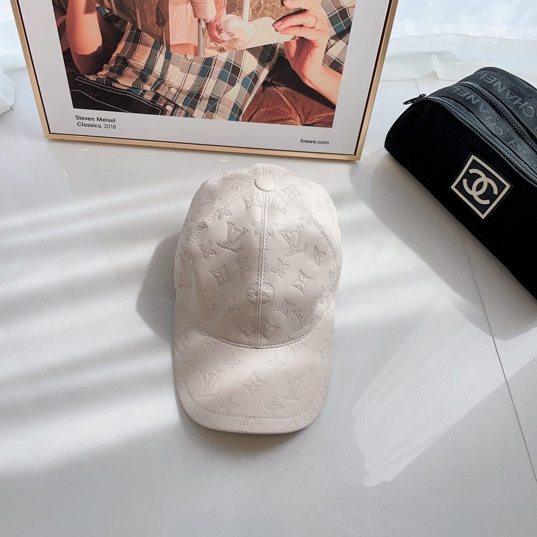 CherifCrochet Louis Vuitton Elegant Off-White Monogram Cap