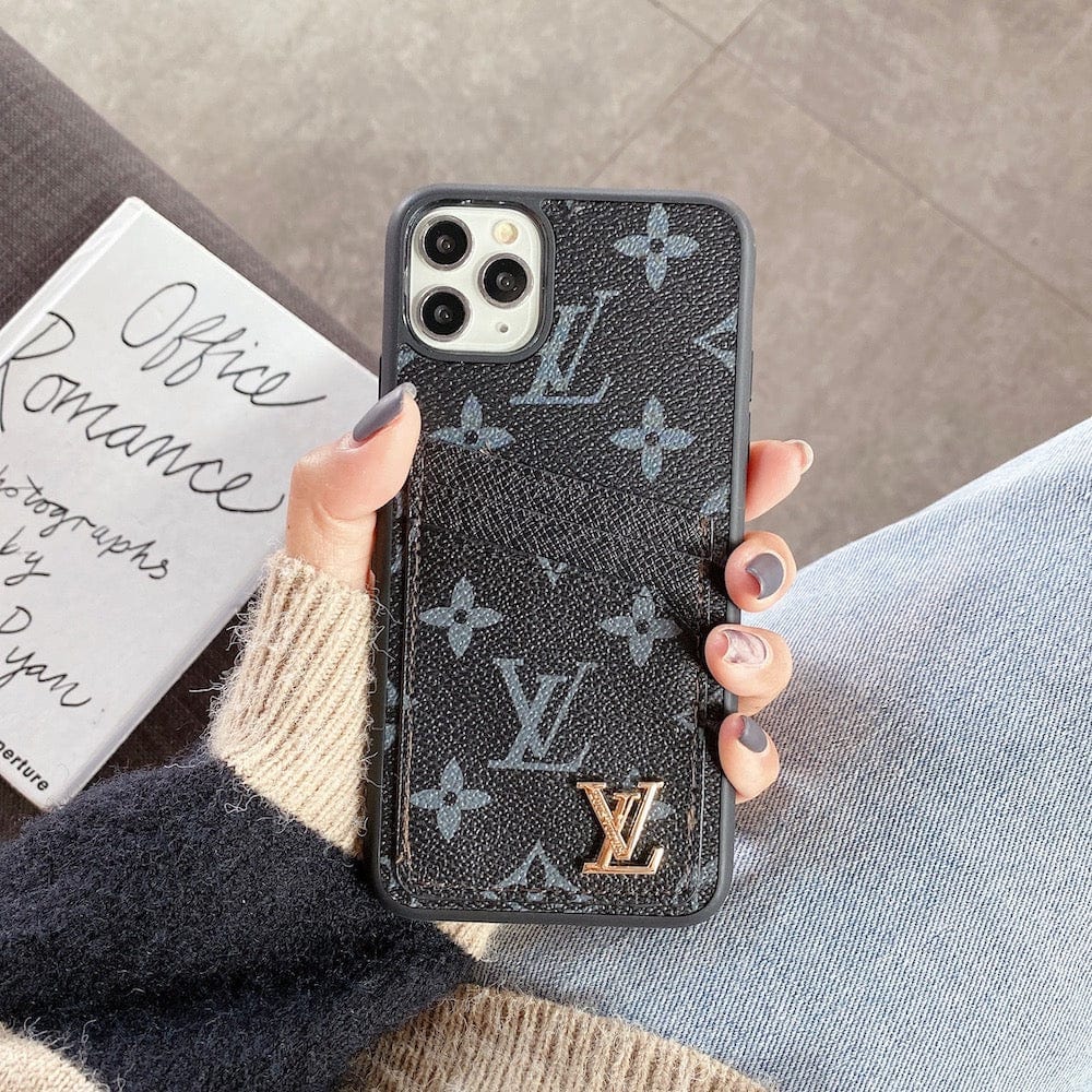 CherifCrochet Louis Vuitton & Gucci iPhone Case Collection - Famous Patterns with Integrated Wallet