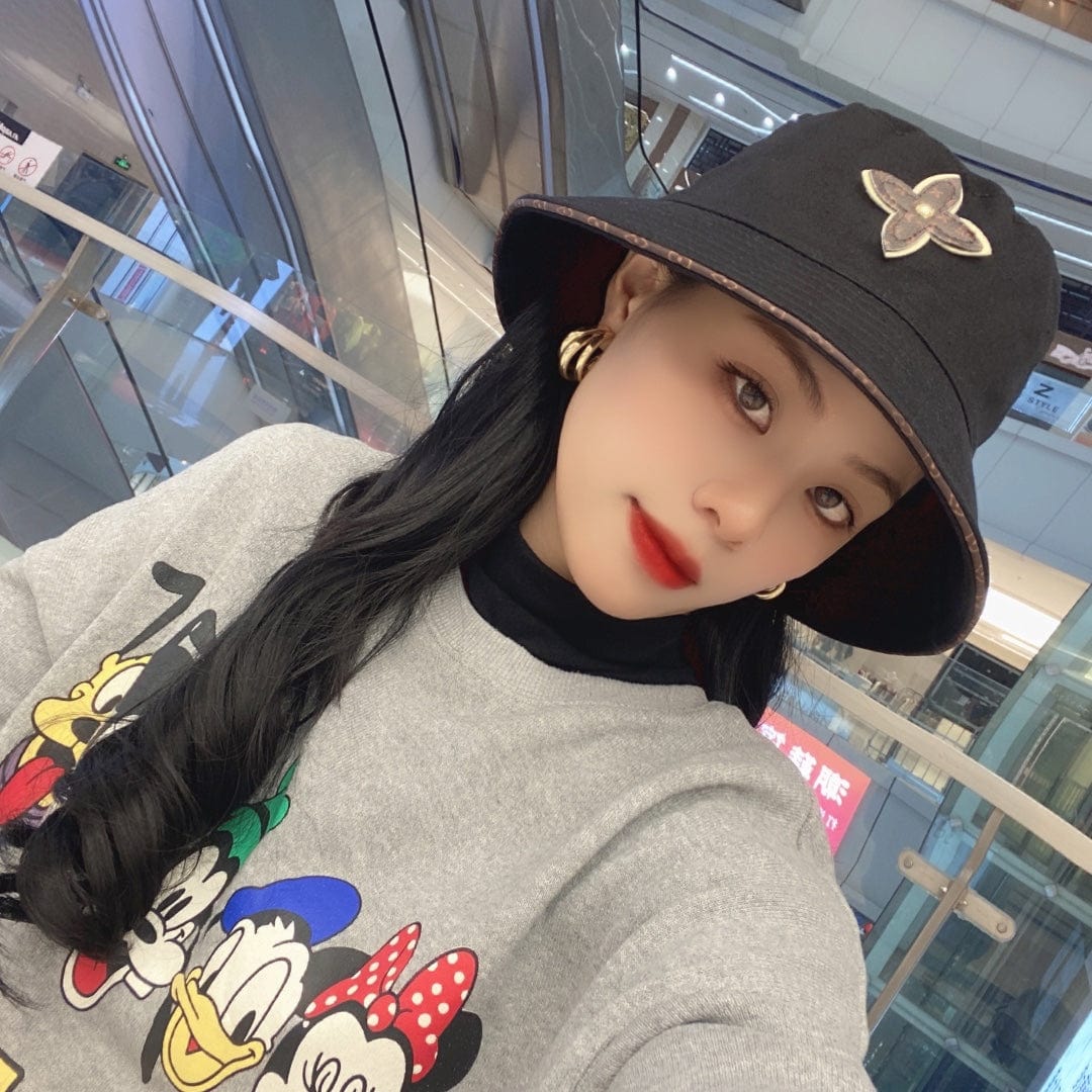 CherifCrochet Louis Vuitton Monogram Bucket Hat in Cream