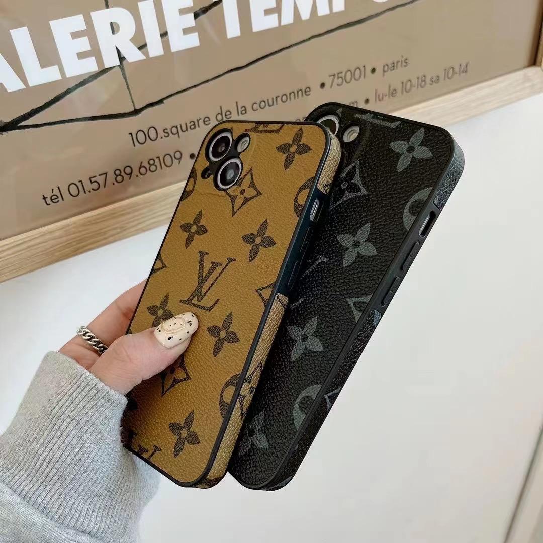 CherifCrochet Louis Vuitton Monogram Leather iPhone Cases - Available for iPhone 11 to iPhone 15