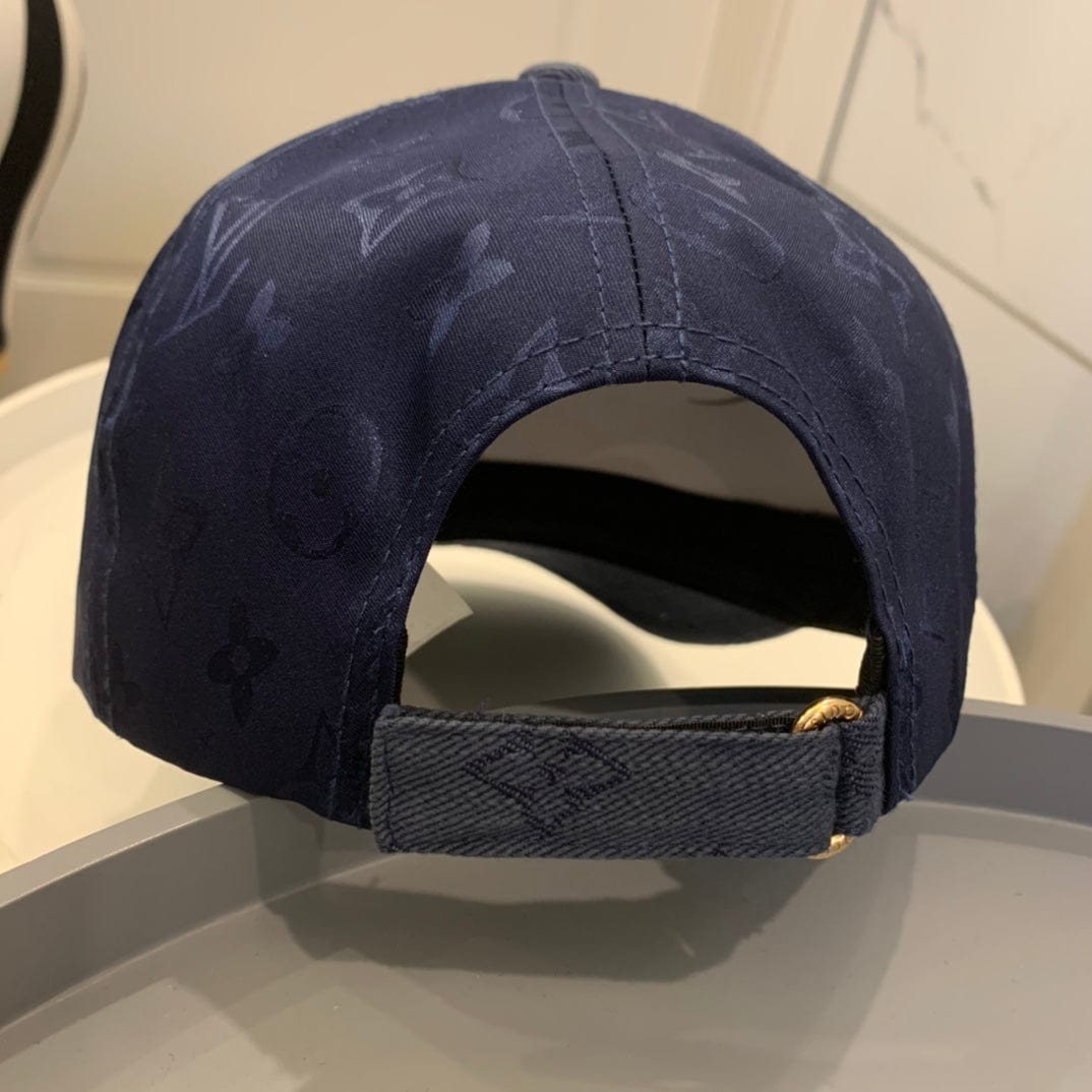 CherifCrochet Louis Vuitton Navy Monogram Cap