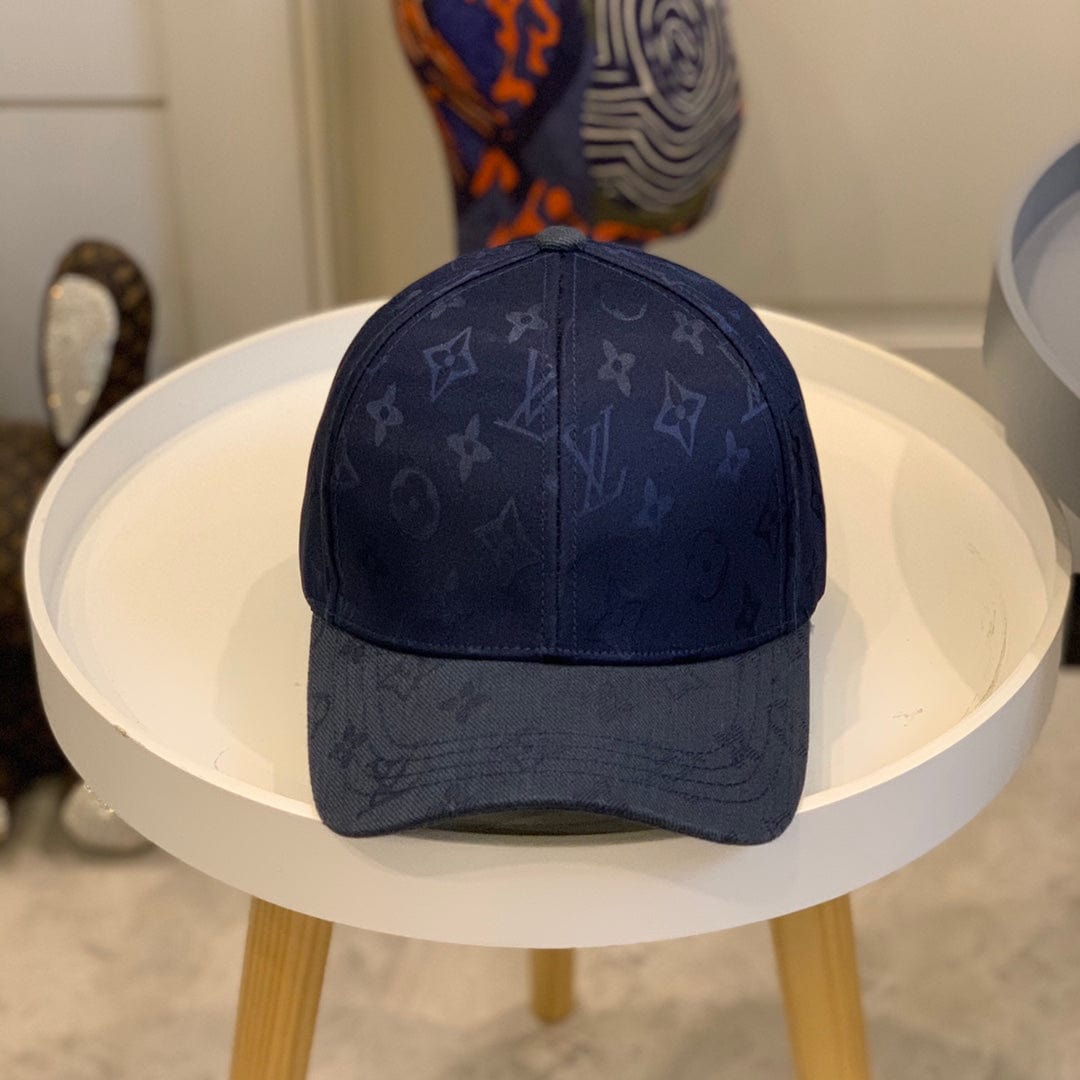 CherifCrochet Louis Vuitton Navy Monogram Cap