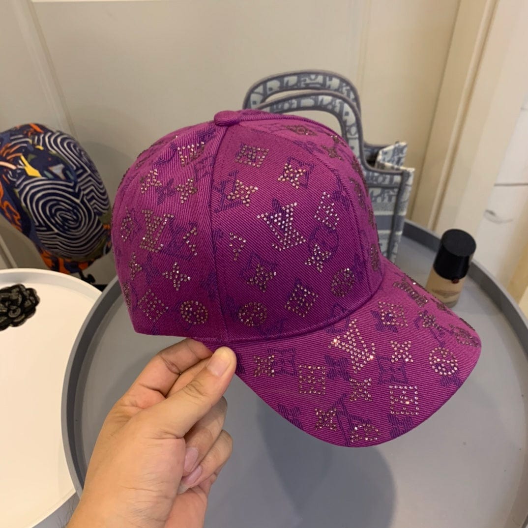 CherifCrochet Louis Vuitton Purple Monogram Baseball Cap