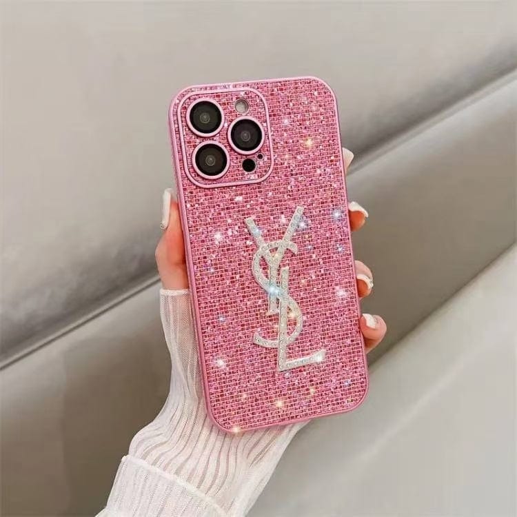 CherifCrochet Stylish YSL iPhone Cases Compatible with iPhone 11 to iPhone 16 Models