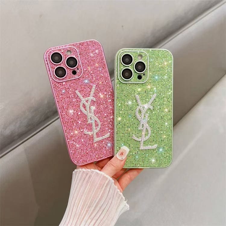 CherifCrochet Stylish YSL iPhone Cases Compatible with iPhone 11 to iPhone 16 Models