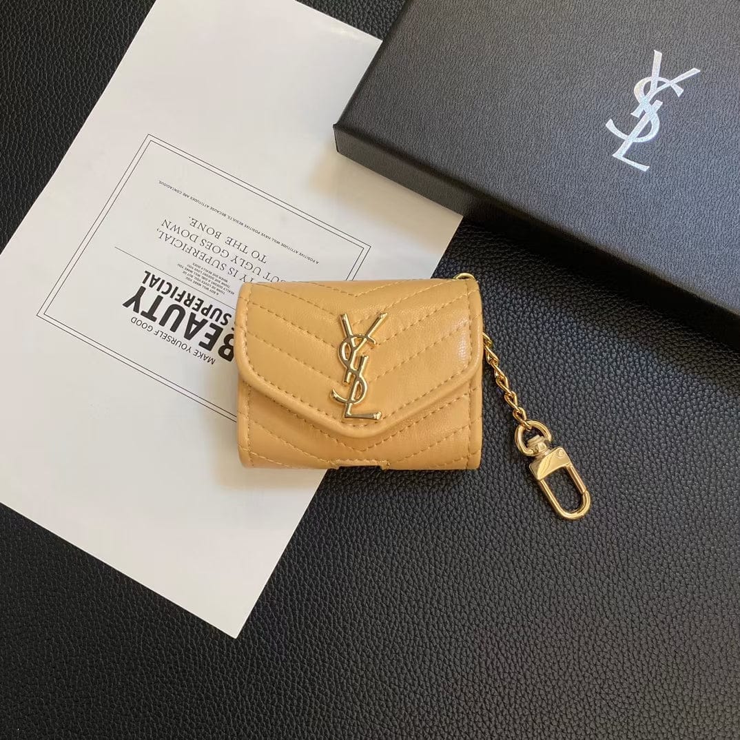 CherifCrochet YSL Airpods Pro Cases Compatible with Airpods 1/2 & AirPods Pro & Airpods 3