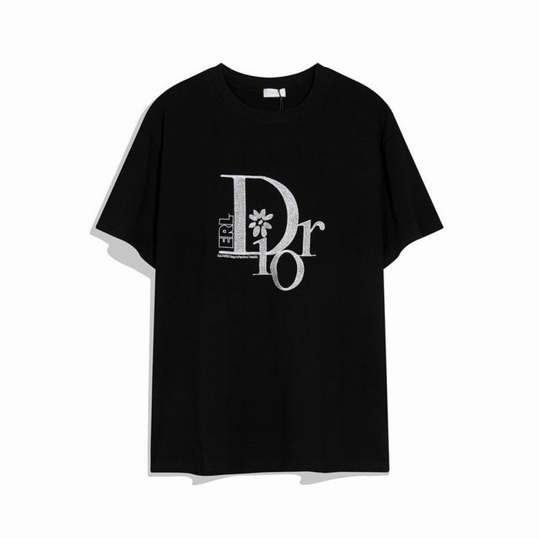 Ibesal Jewelry Dior T-shirt in black and white