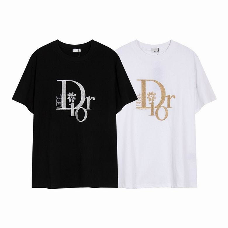 Ibesal Jewelry Dior T-shirt in black and white