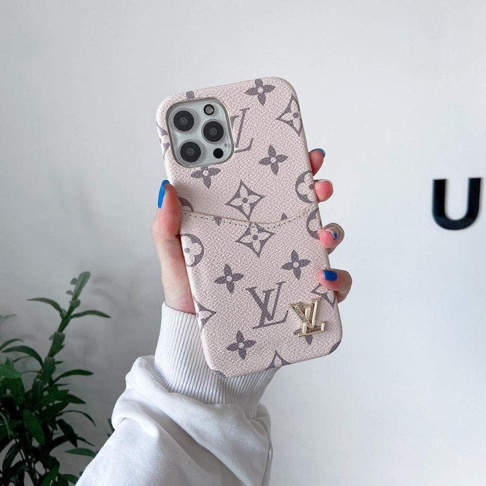 Ibesal Jewelry Leather Louis Vuitton Iphone Case