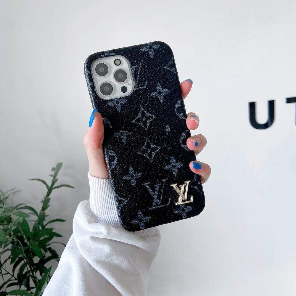 Ibesal Jewelry Leather Louis Vuitton Iphone Case