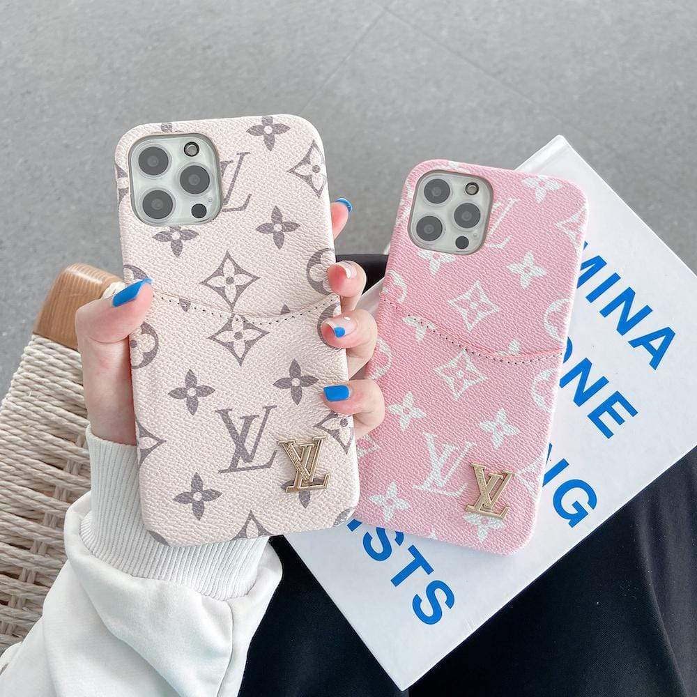 Ibesal Jewelry Leather Louis Vuitton Iphone Case