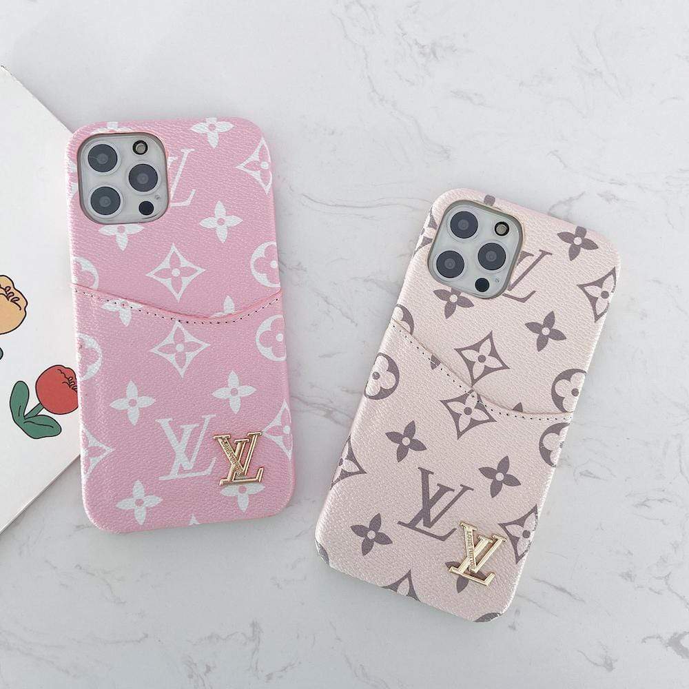 Ibesal Jewelry Leather Louis Vuitton Iphone Case