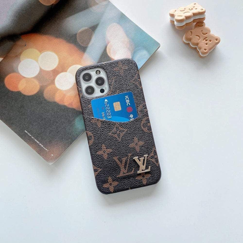 Ibesal Jewelry Leather Louis Vuitton Iphone Case