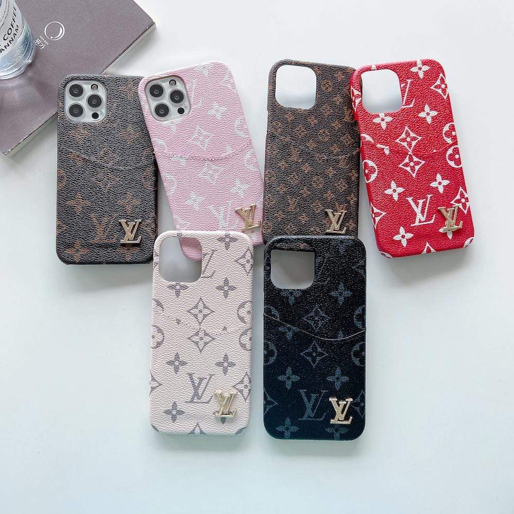 Ibesal Jewelry Leather Louis Vuitton Iphone Case