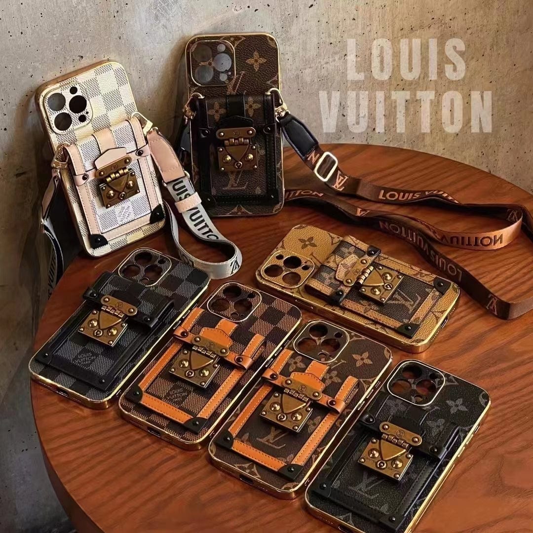Ibesal Jewelry Louis Vuitton Luxury iPhone 15 Wallet Case