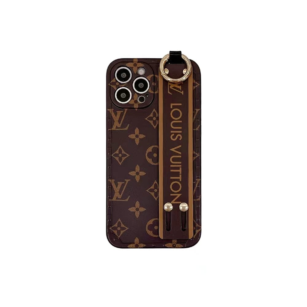Ibesal Jewelry Monogram Louis Vuitton Phone Case With handle for iPhone 13 | iPhone 14| iPhone 15