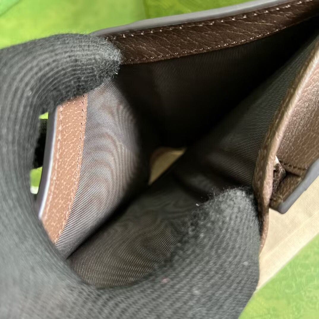 Tunde Store Brown Gucci Leather Wallet