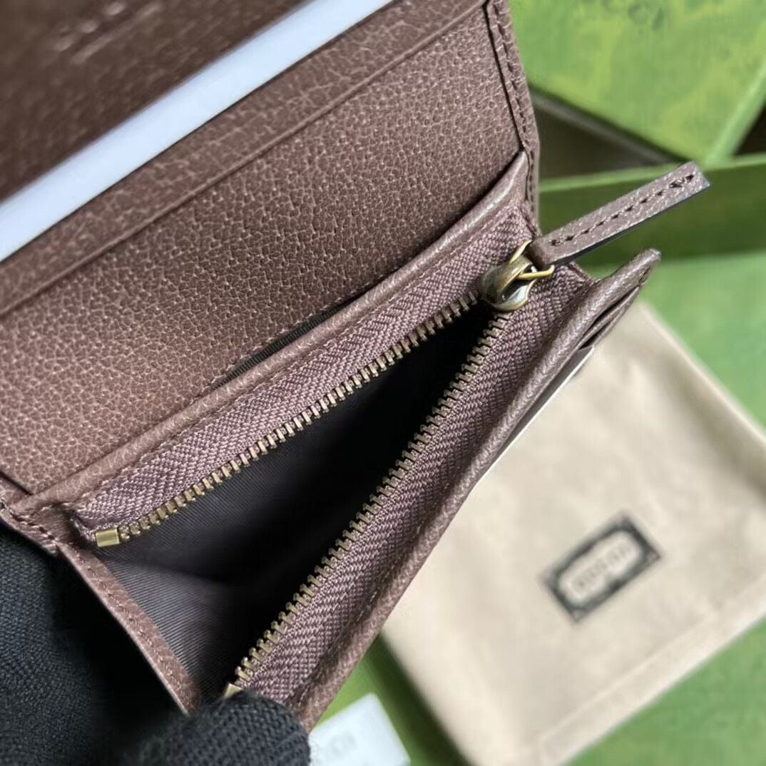 Tunde Store Brown Gucci Leather Wallet