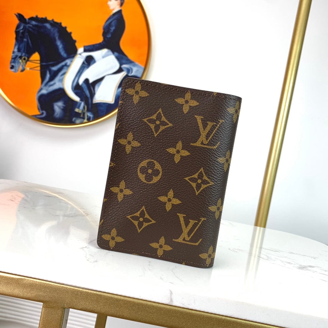 Tunde Store Brown Louis Vuitton Monogram Passport Holder