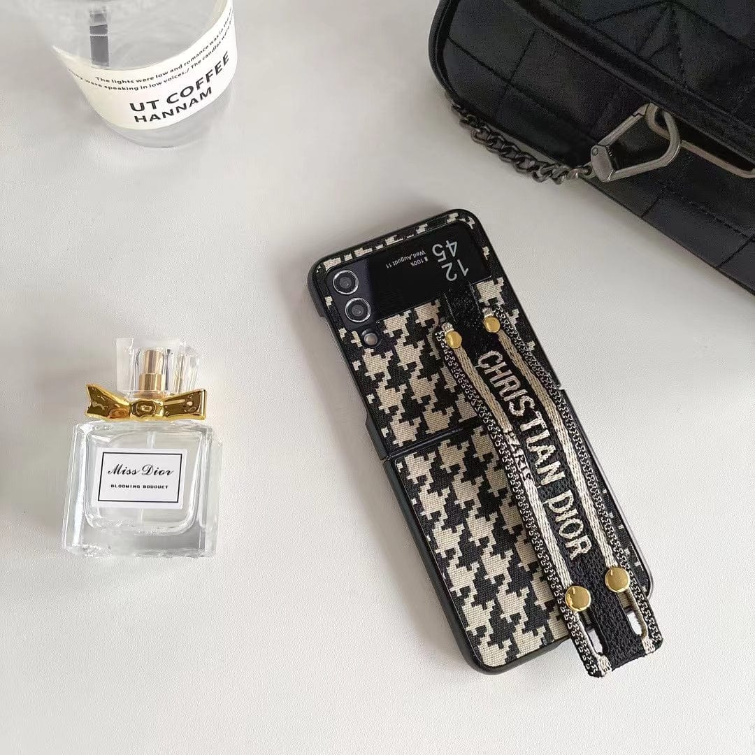 Tunde Store Christian Dior Samsung Z Flip/Z Fold Phone Case with Hand Strap – Samsung Fold Models