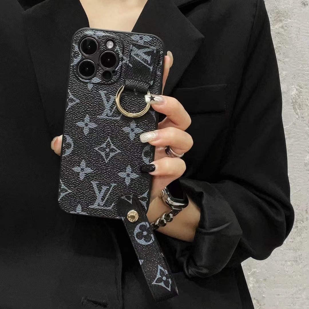 Tunde Store Classic Louis Vuitton iPhone Case With Handle | iPhone 12 to iPhone 15