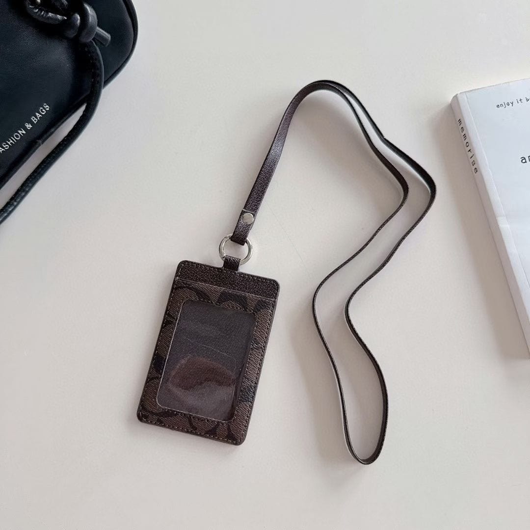 Tunde Store Coach Monogram Lanyard Cardholder – Slim ID Badge Holder