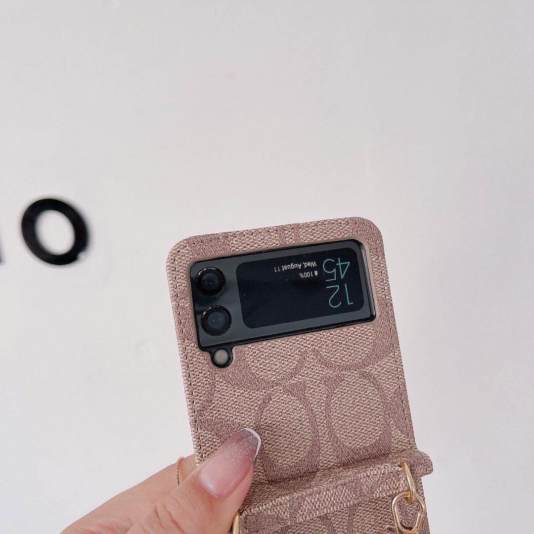 Tunde Store Coach Samsung Z Flip Phone Cases