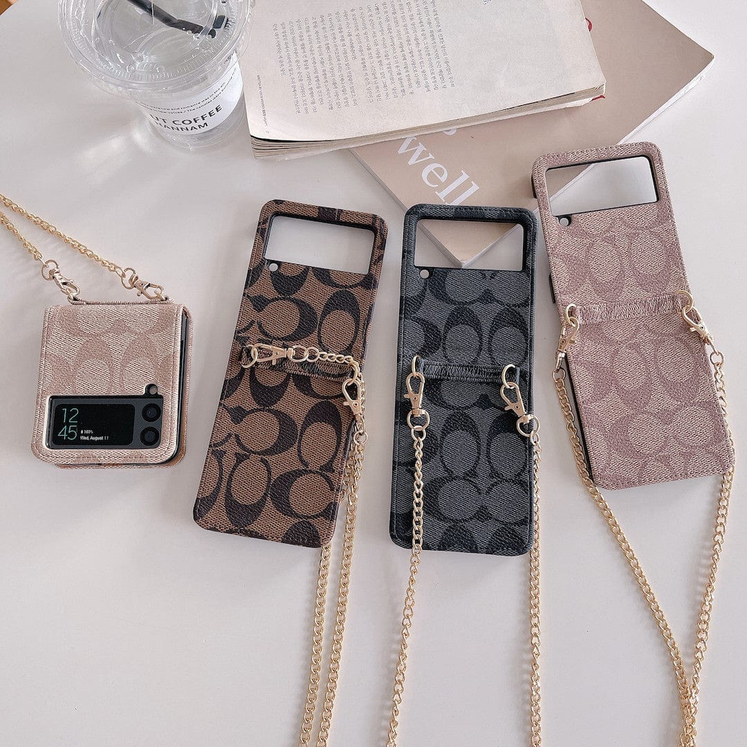 Tunde Store Coach Samsung Z Flip Phone Cases