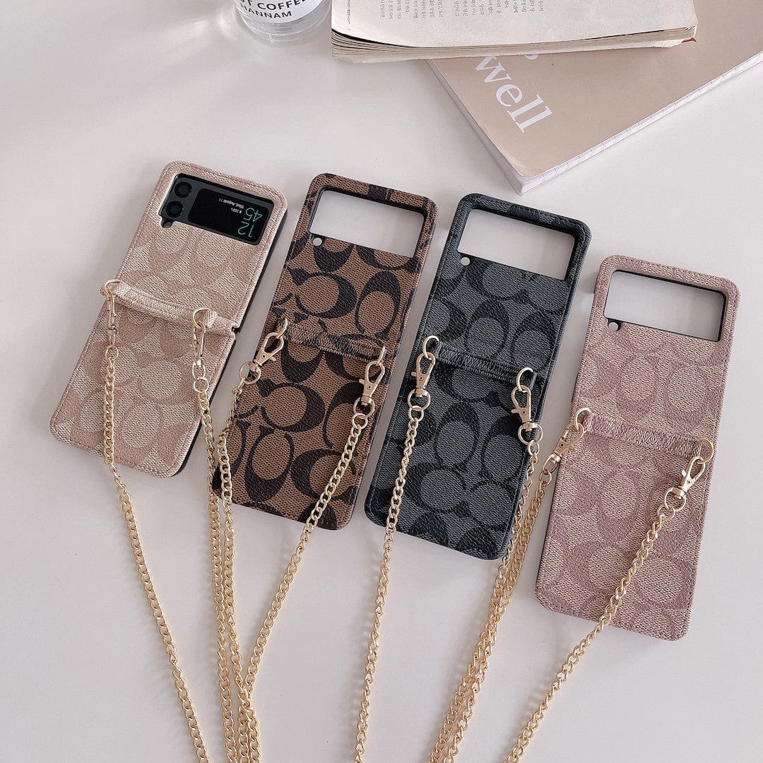 Tunde Store Coach Samsung Z Flip Phone Cases
