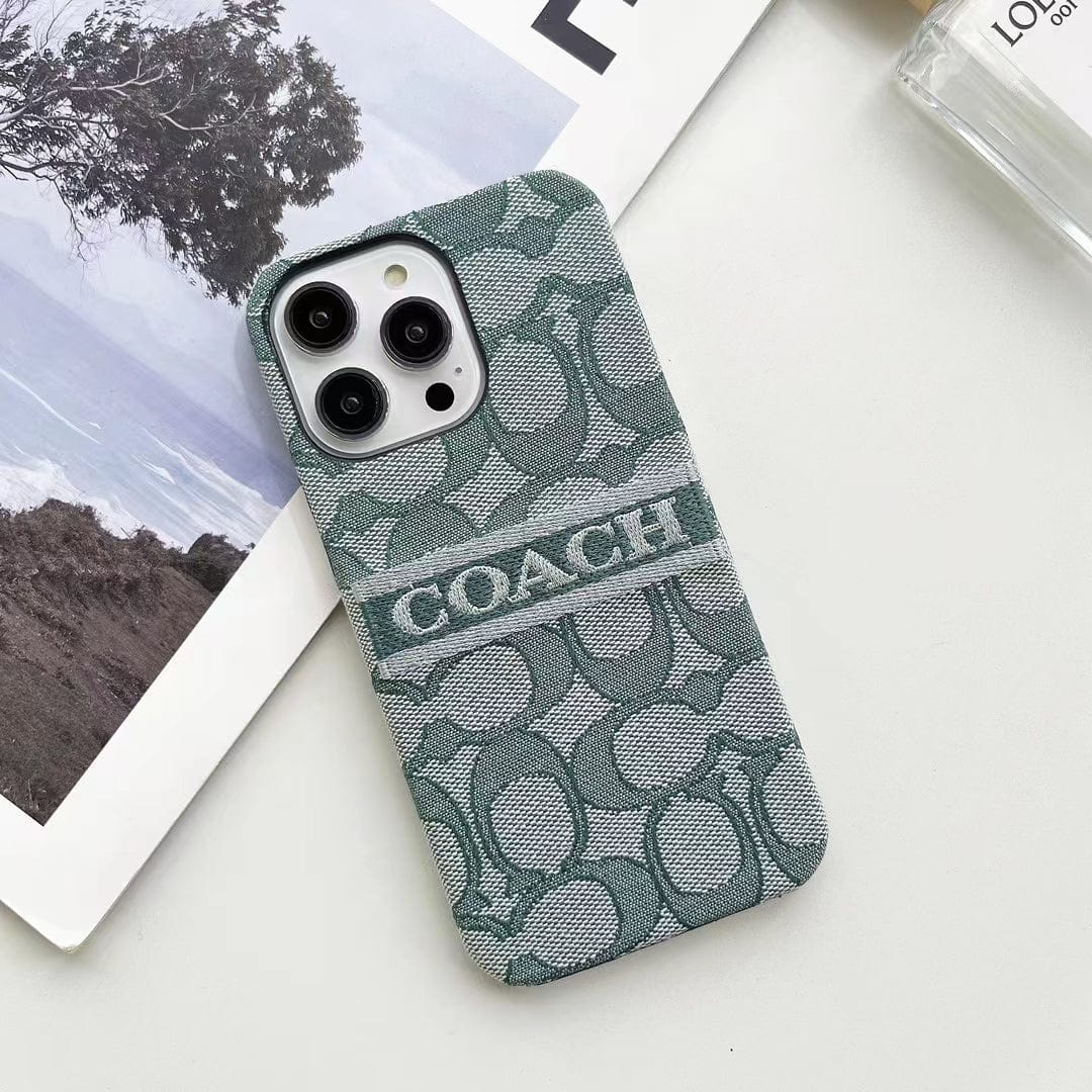 Tunde Store Coach Signature iPhone Case – Available for iPhone 11 to iPhone 16